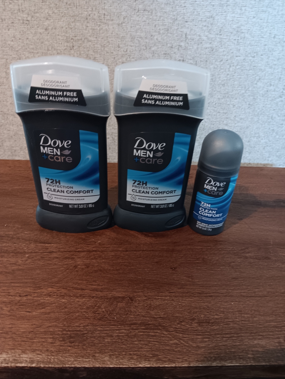 Dove Men- 72H Clean Comfort Deodorant Stick & Roll-On - Blue